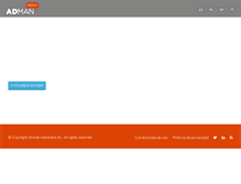 Tablet Screenshot of admanmedia.com